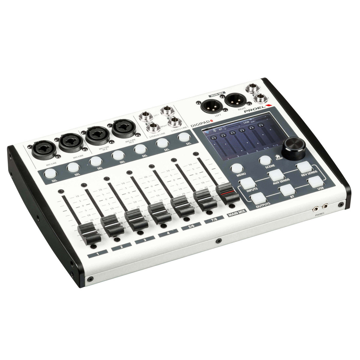 Proel DIGIPAD8 8-channel digital mixer – Proel North America