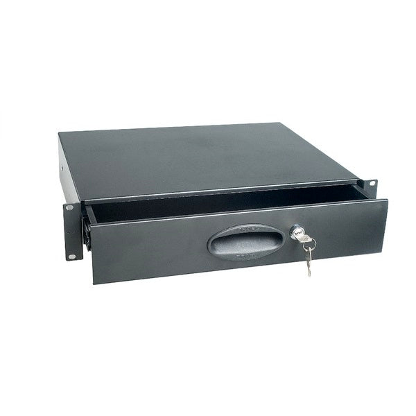 PROEL ADRK2CR Lockable 19-inch - 2U - steel construction metal rack drawer