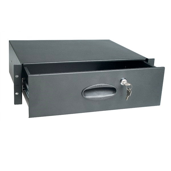 PROEL ADRK3CR Lockable 19-inch - 3U - steel construction metal rack drawer