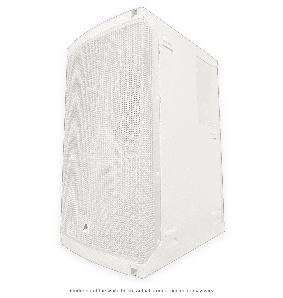 Axiom AX1012 constant curvature array element, white finish (rendering; actual product and color may vary)