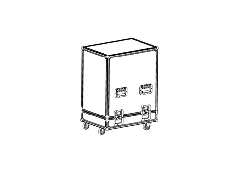 Axiom AXCASE04PT Flight Case for Four AX2010 Line Array Elements