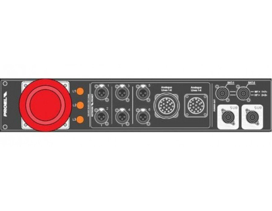 Axiom MDISTRO03 Signal In-Out and Mains Master Distribution Panel (Version 3)