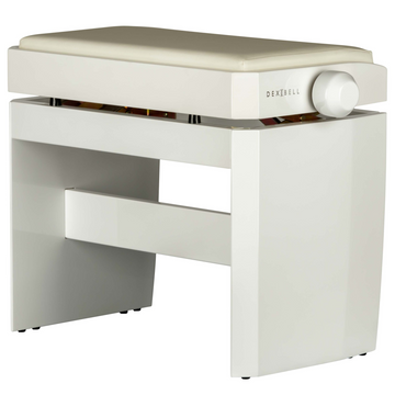 Dexibell BENCHWHM Adjustable Piano Bench in Matte White