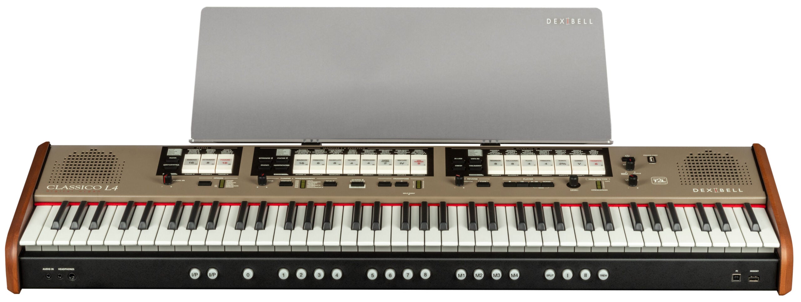 Dexibell CLASSICO L4 76-Key Digital Organ – Proel North America