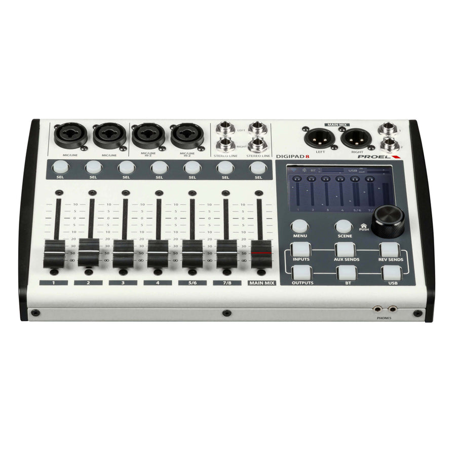 Proel DIGIPAD8 8-channel digital mixer – Proel North America