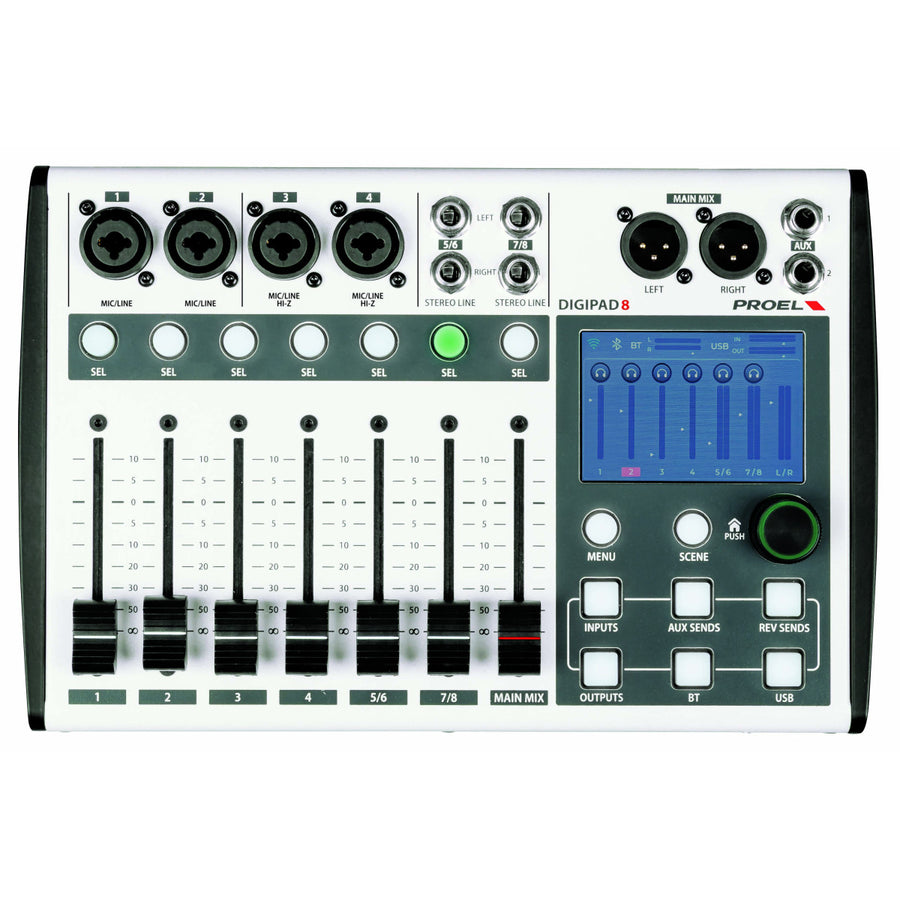 Proel DIGIPAD8 8-channel digital mixer – Proel North America