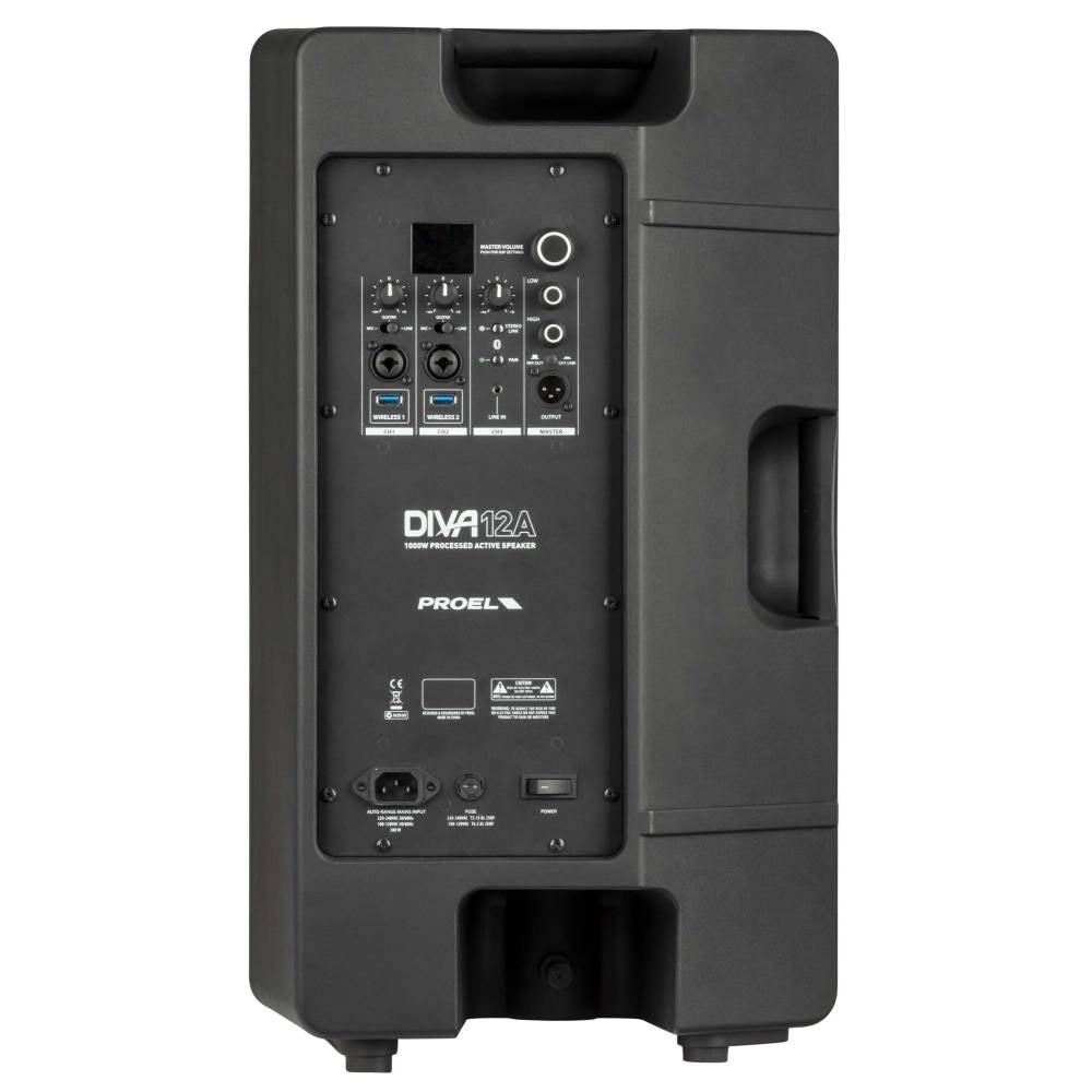 Proel DIVA12A Active 2-Way 12" Loudspeaker with DSP