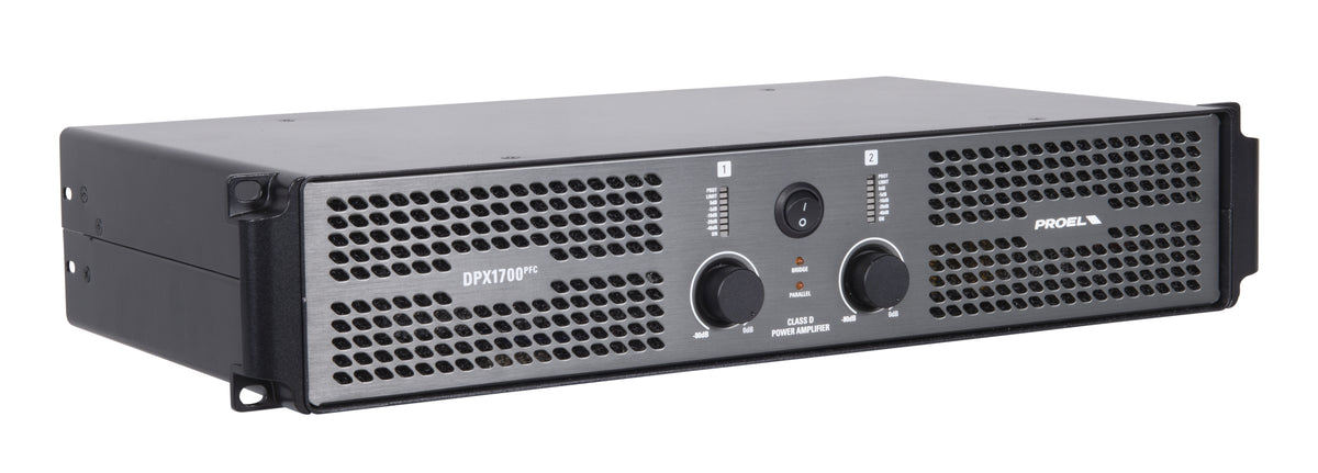 Proel DPX1700PFC Class D Power Amplifier with SMPS and PFC
