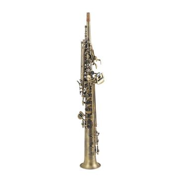 Grassi GR ACSS200BR Soprano Saxophone in Bb Vintage Jazz Bronzed (Academy Series)