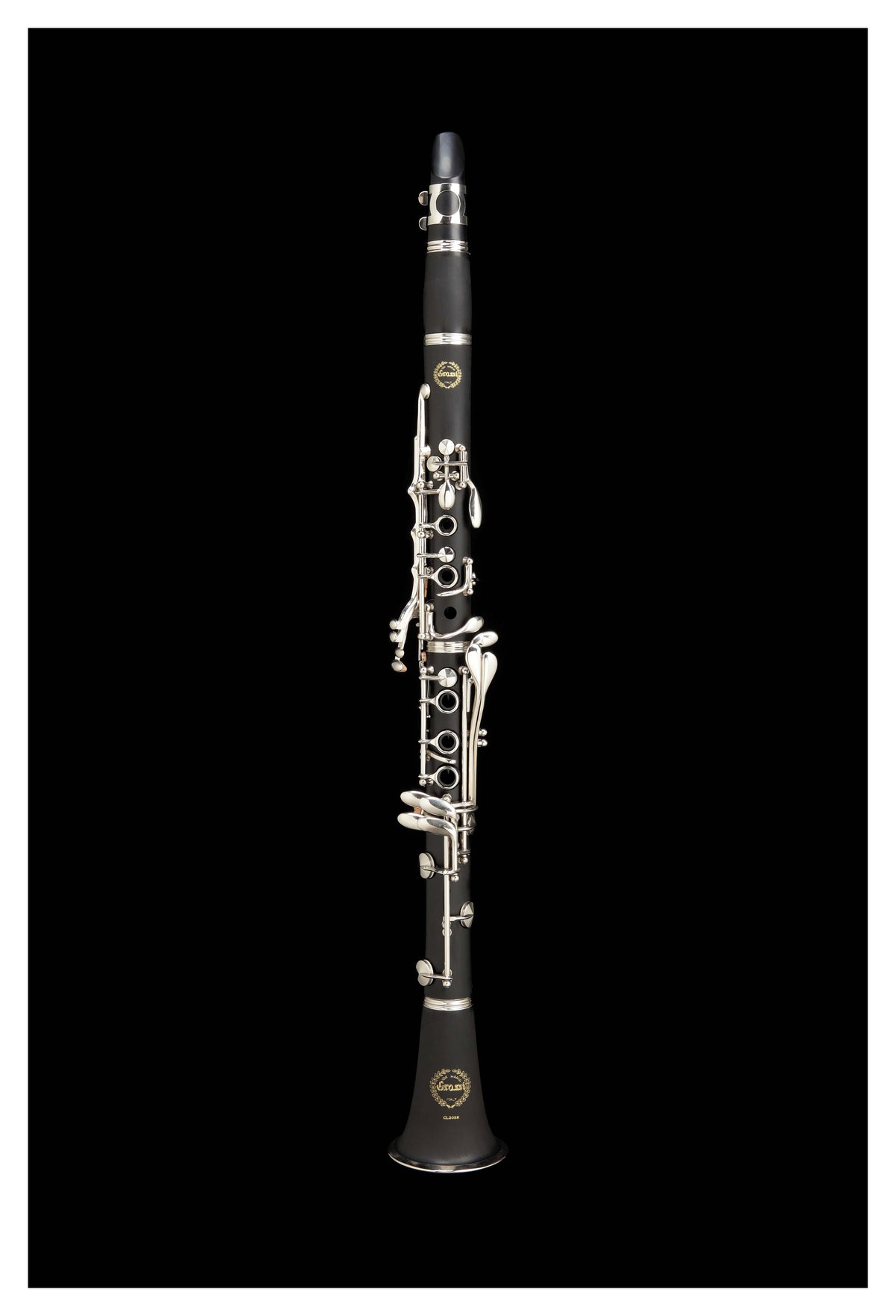 Grassi GR CL20SK Clarinet in B♭ 17 Keys Student Kit ABS Body Wood Like Finish Black (Master Series)