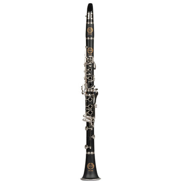 Grassi GR CL300 Clarinet in Bb 17 Keys Pisoni Pads ABS Body Wood Like Finish Black (Master Series)