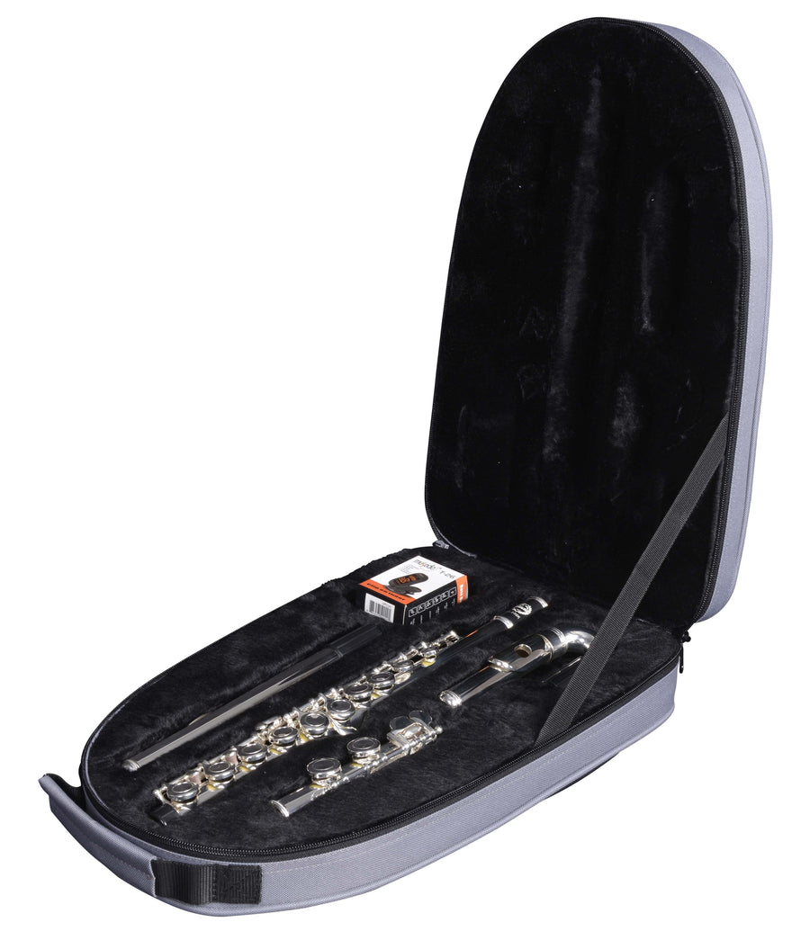 Grassi GR FL20SK Flute in C Student Kit Alpaca Silver Plated (Master Series)