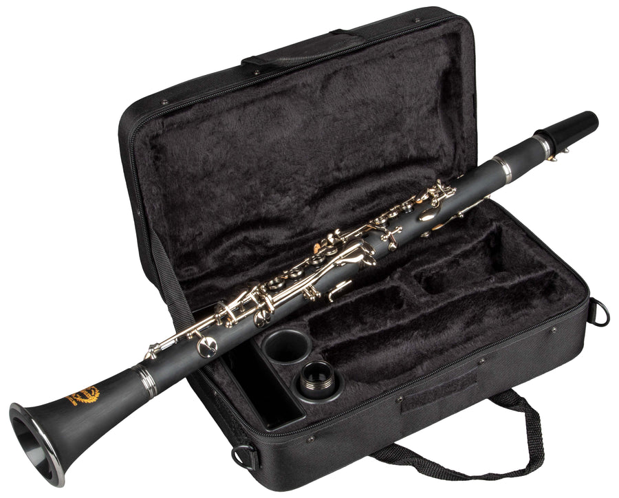 Grassi GR SCL360 Clarinet in B♭ 17 Keys ABS Body Black (School Series)