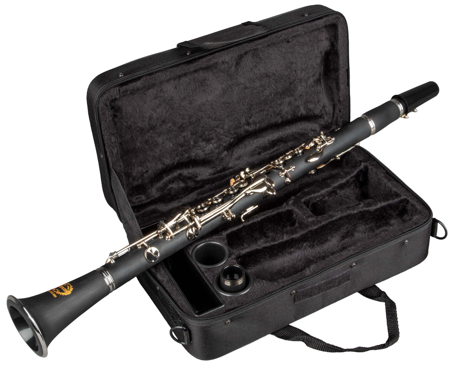 Grassi GR SCL360 Clarinet in Bb 17 Keys ABS Body Black (School Series)