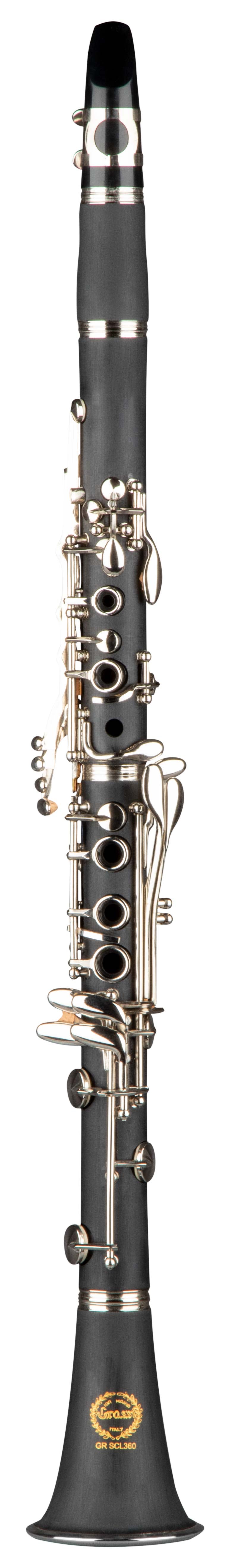 Grassi GR SCL360 Clarinet in B♭ 17 Keys ABS Body Black (School Series)