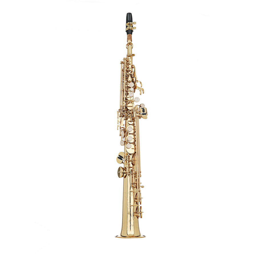 Grassi GR SSP800 Soprano Saxophone in Bb Brass Lacquered (School Series)