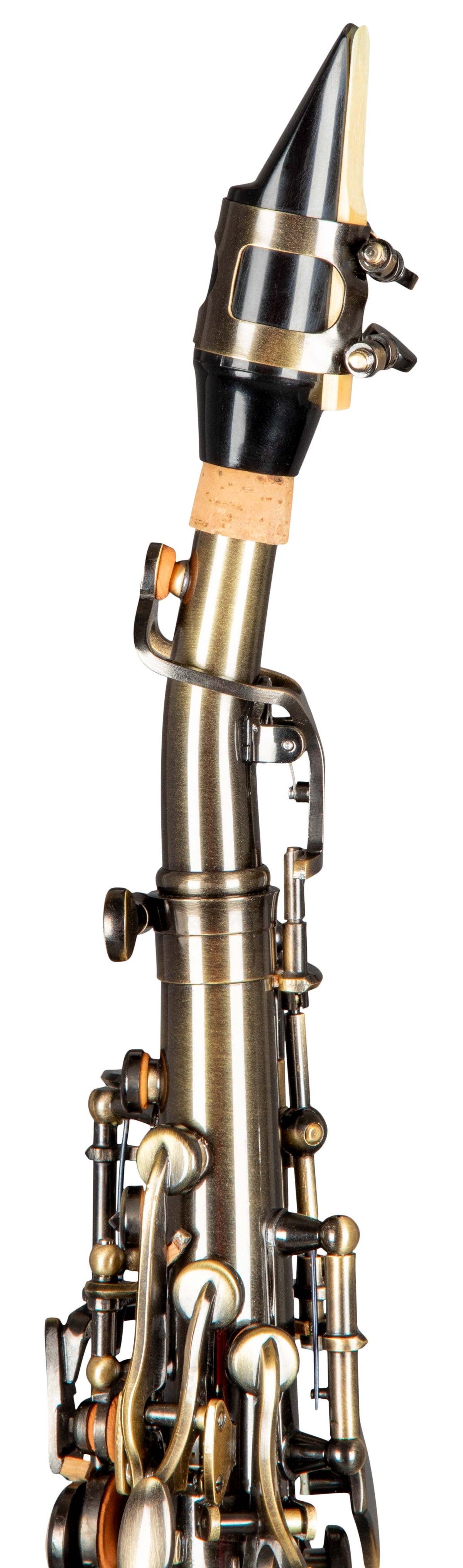 Grassi GR SSP830 Soprano Saxophone in B♭ with 2 Necks Antique Finish (School Series)