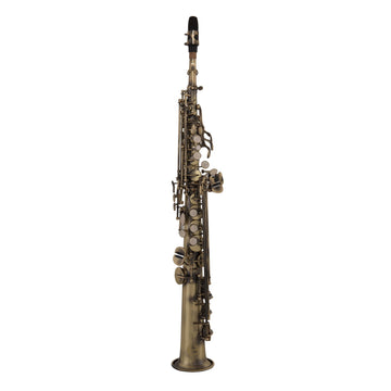 Grassi GR SSP830 Soprano Saxophone in Bb with 2 Necks Antique Finish (School Series)