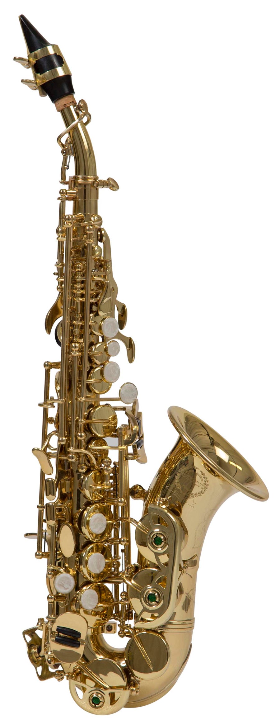 Grassi GR SSPC800MKII Curved Soprano Saxophone in B♭ Brass Lacquered (School Series)