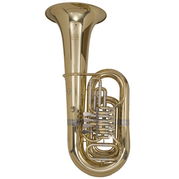 Grassi GR TBA200MKII Tuba in Bb with 4 Rotary Valves Yellow Brass Lacquered (Master Series)