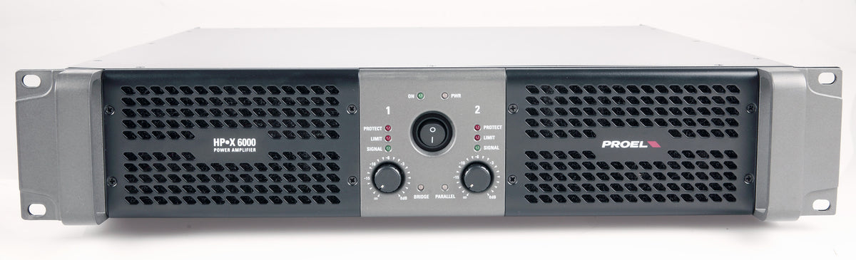 Proel HPX6000 Stereo Power Amplifier 2 x 2300 W at 2 ohm with Switchable CLIP Limiter – view 5
