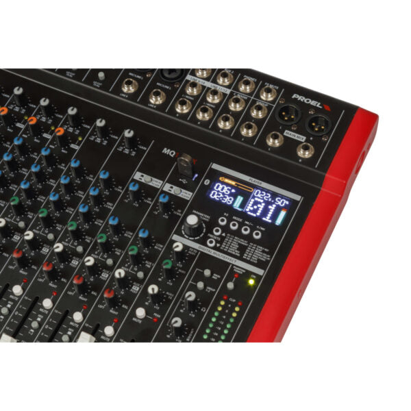 Proel MQ1222X 12-channel compact mixer with FX , USB and BT