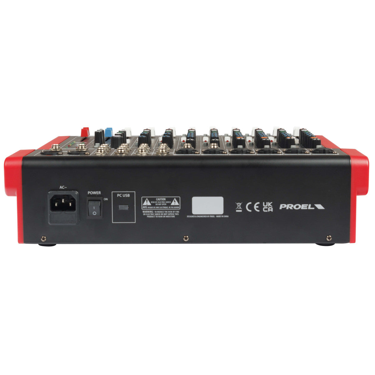Proel MQ1222X 12-channel compact mixer with FX, USB and BT – view 8