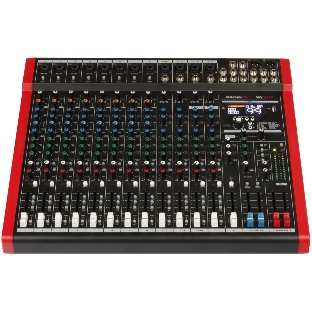 Proel MQ1642X 16-channel compact mixer with FX , USB and BT