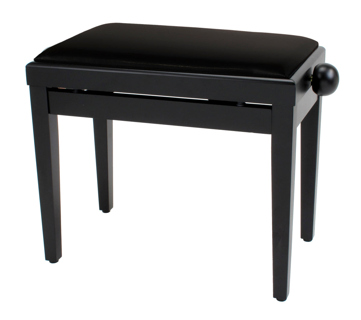 Proel PB85SSBBK Height-Adjustable Wooden Bench (Matte Black)