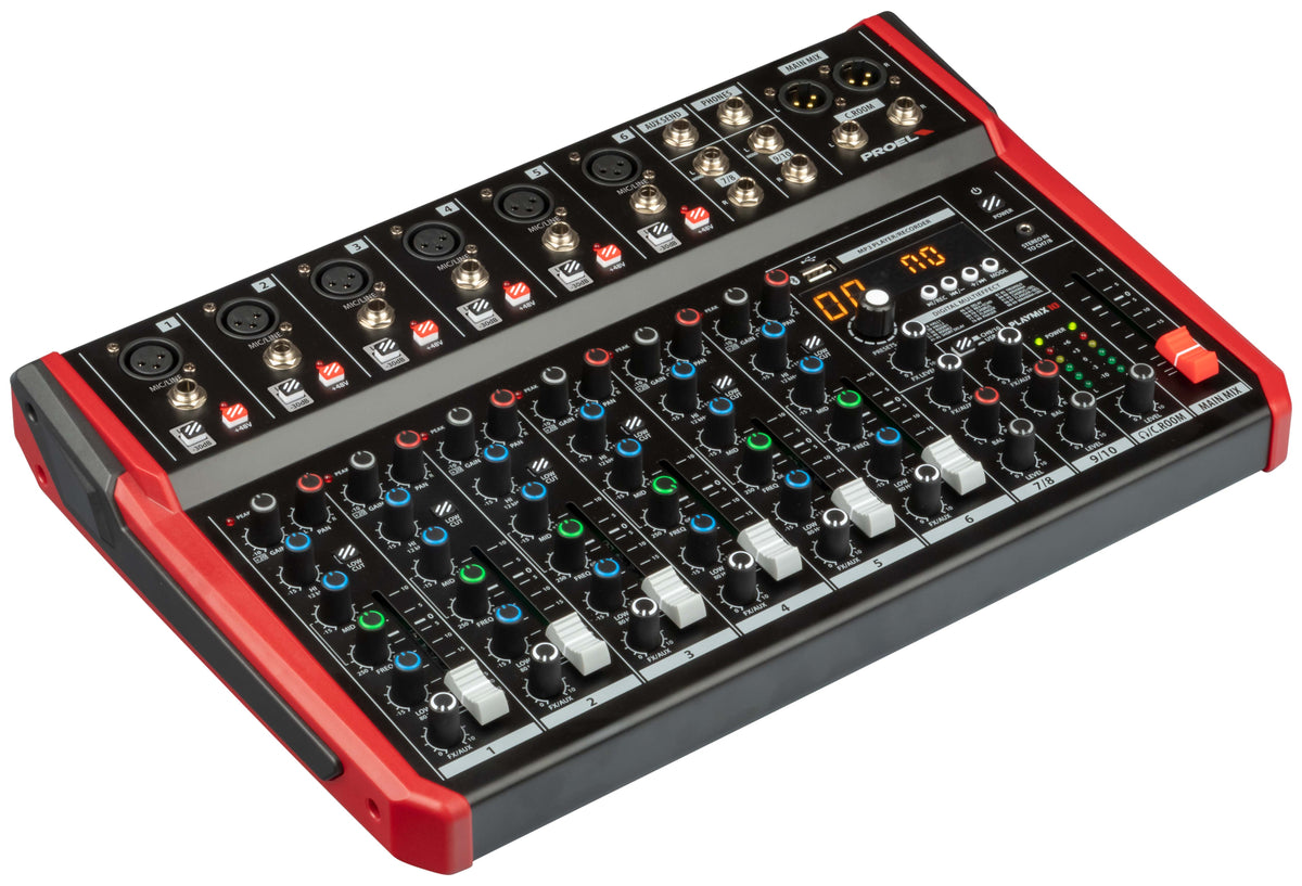 10-channel Compact Mixer PLAYMIX10
