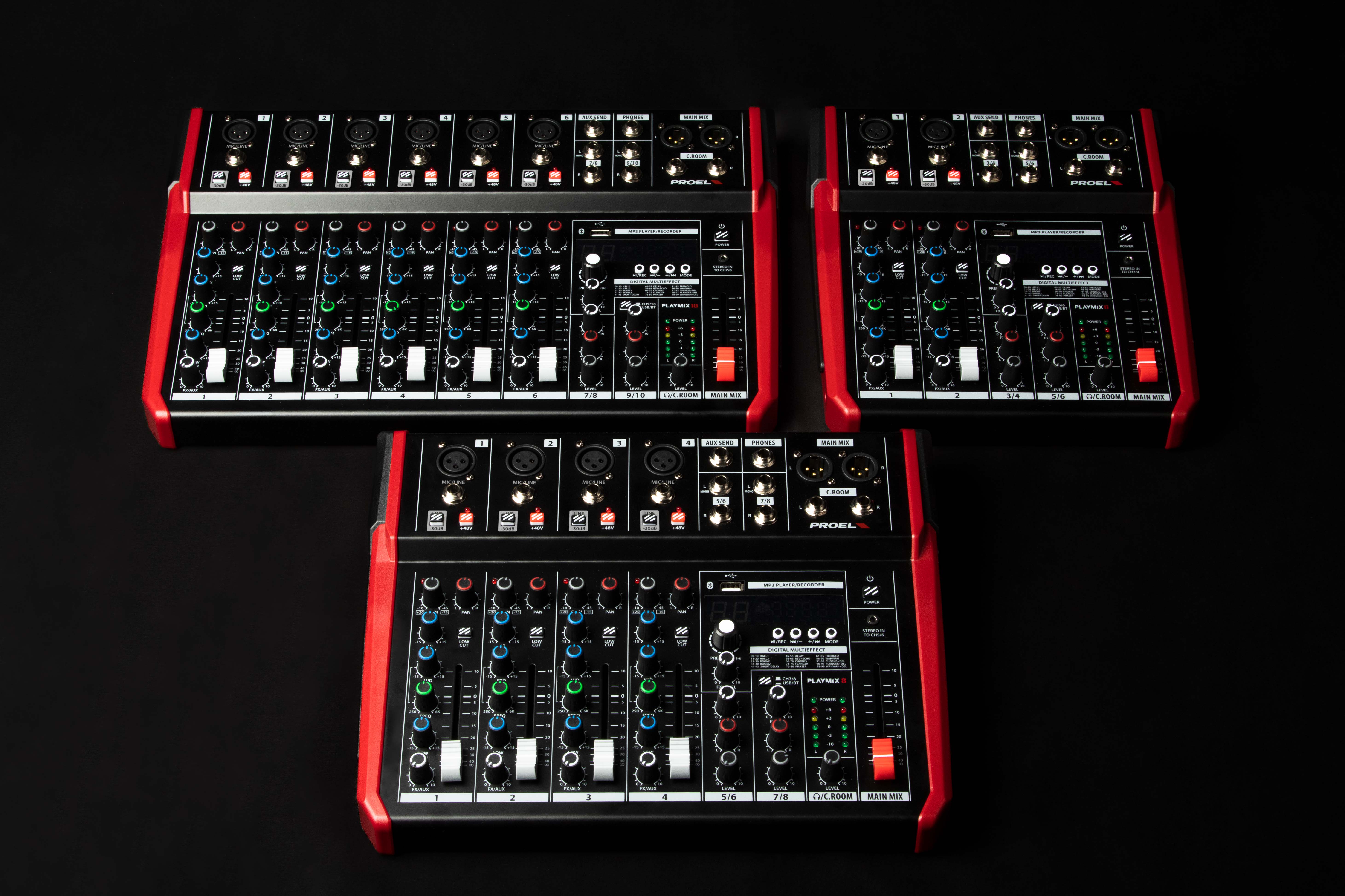 Proel PLAYMIX10 Mixer 10 FX USB – Proel North America