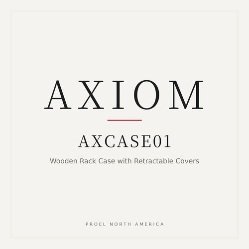 Axiom AXCASE01 Professional Wooden Rack Case with Retractable Covers (Fits Axiom AXRACKM-AXRACKS)