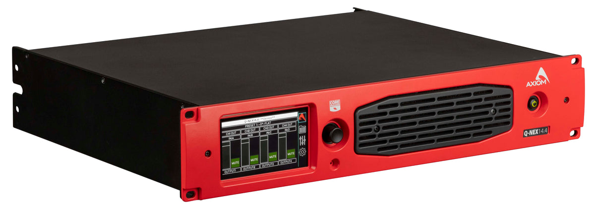 Axiom Q-NEX14.4 14,000 W Four-Channel DSP Power Amplifier