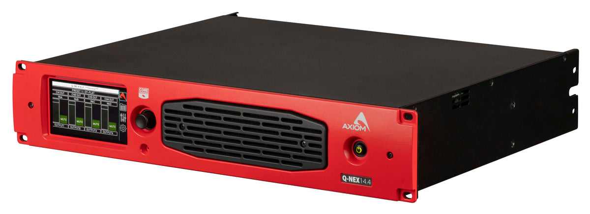Axiom Q-NEX14.4 14,000 W Four-Channel DSP Power Amplifier