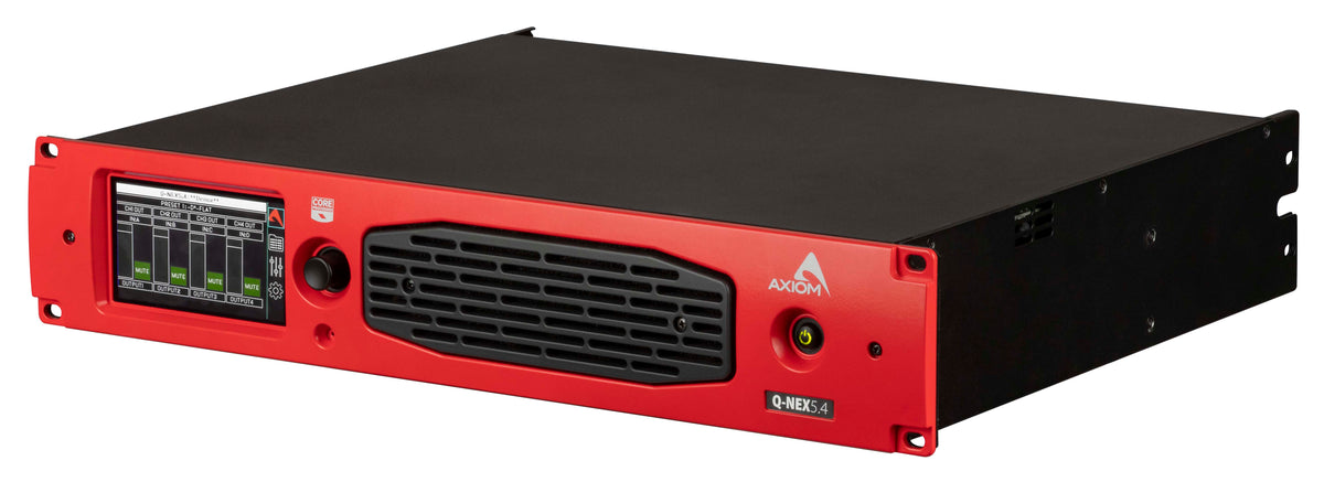 Axiom Q-NEX5.4 5,000 W Four-Channel DSP Power Amplifier