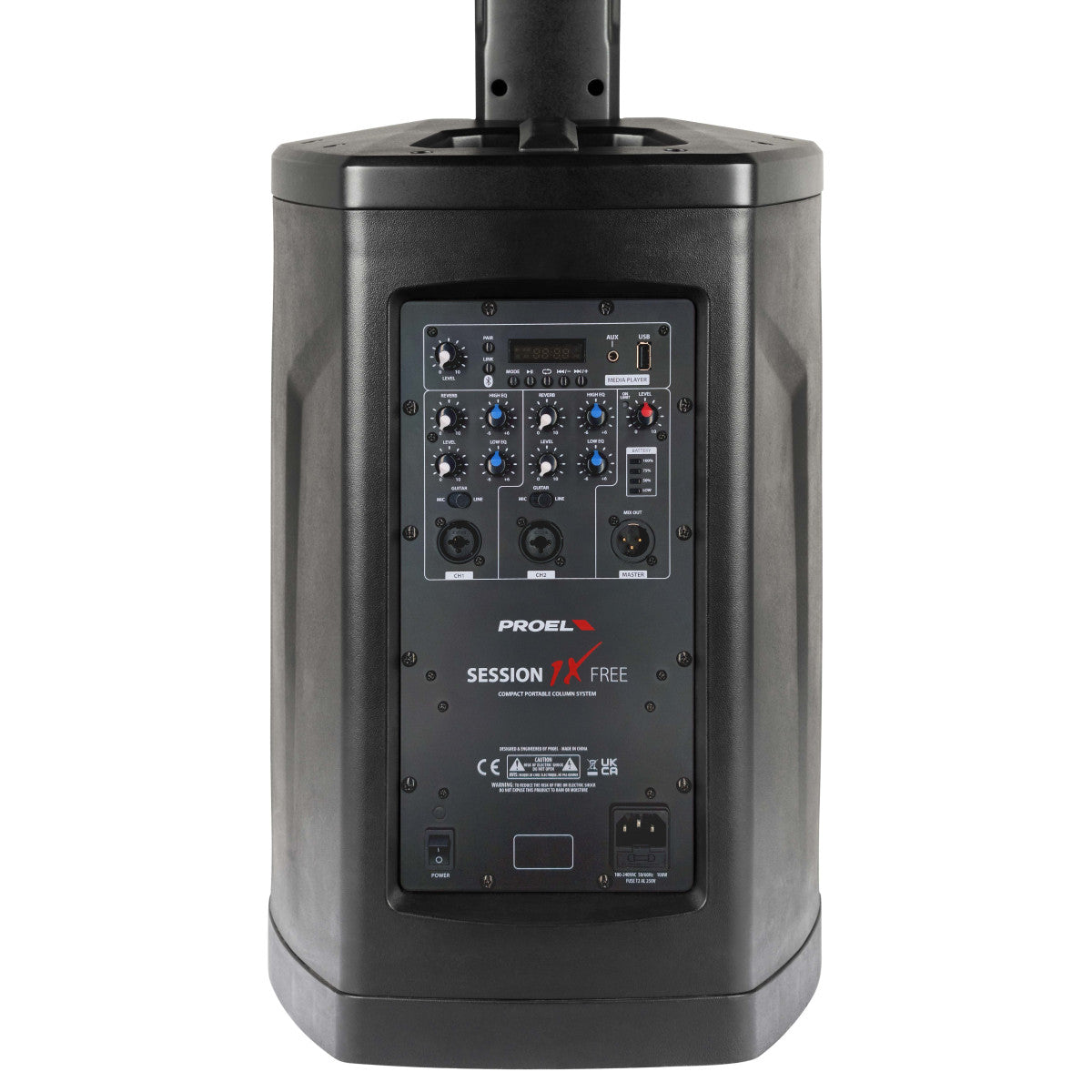 Proel SESSION1XFREE battery-powered portable column sound system