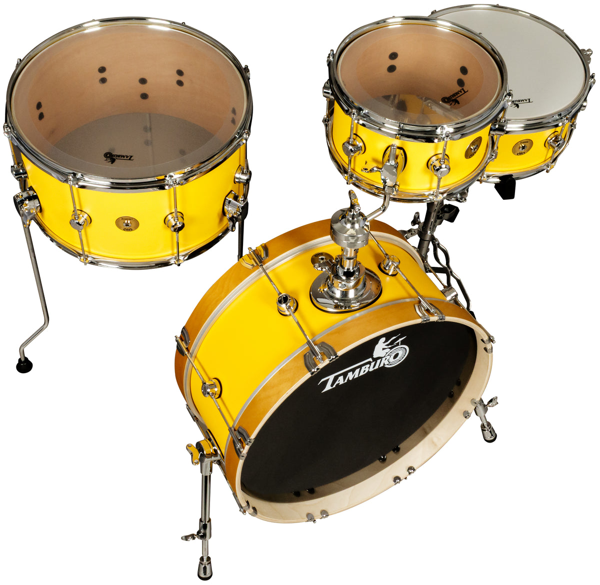 Tamburo TB 4GIGYW Drum Set 4GIG series 4 pieces Yellow – view 11