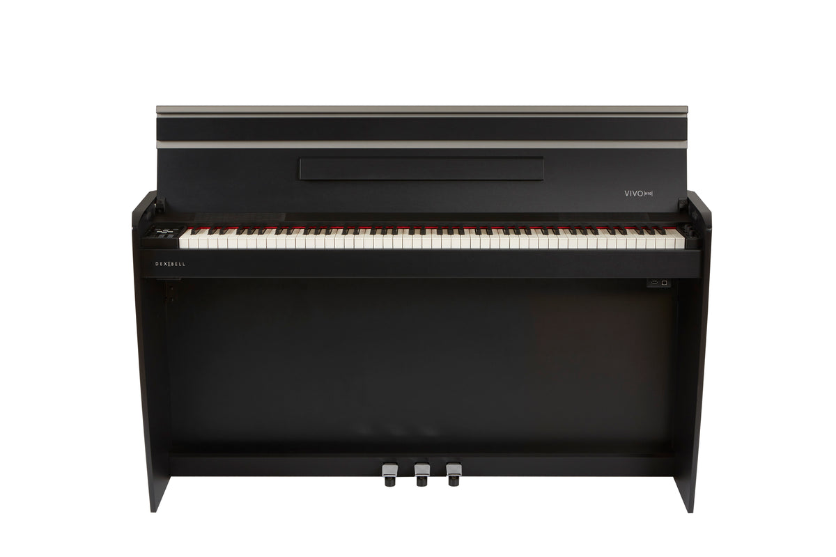 Dexibell VIVOH10BK VIVO H10 Digital Upright Piano in Matte Black