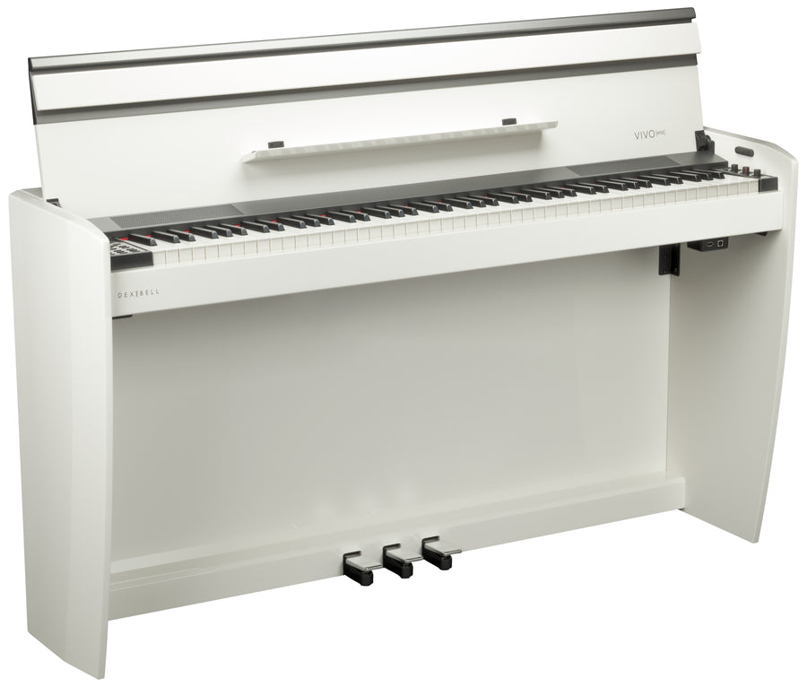 Dexibell VIVOH10WHP VIVO H10 Digital Upright Piano (Polished White)