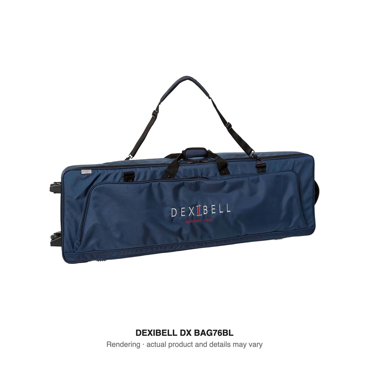 Dexibell DX BAG76BL padded gig bag. Rendering; actual product and details may vary.