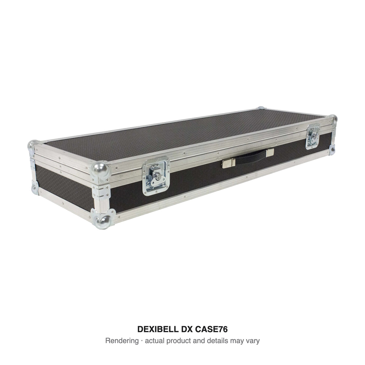 Dexibell DX CASE76 touring case. Rendering; actual product and details may vary.