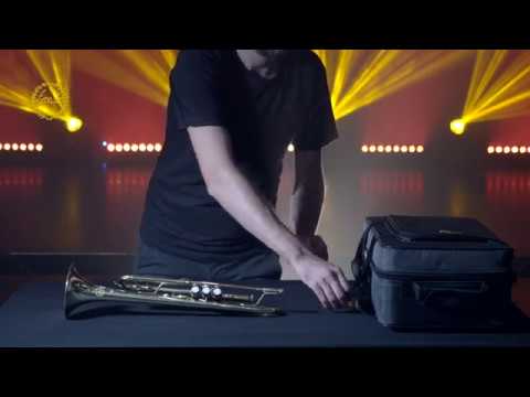 Grassi GR TR210 Trumpet in B♭ Yellow Brass Lacquered with Bronzed Lead Pipe (Master Series) video