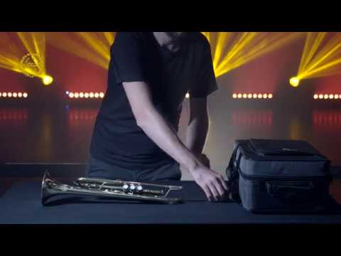 Grassi GR SSFLH570 Flugelhorn with Trigger in B♭ Yellow Brass Lacquered (School Series) video