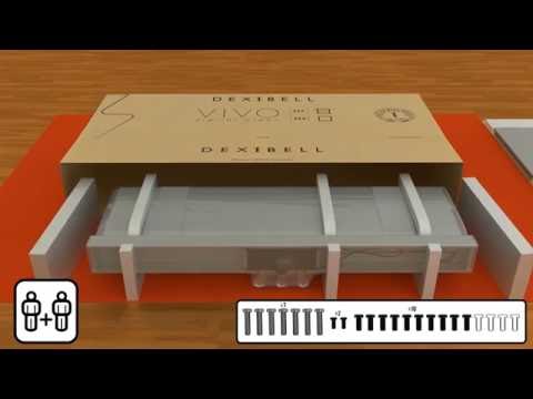 Dexibell VIVOH7WHP VIVO H7 Digital Upright Piano in Polished White