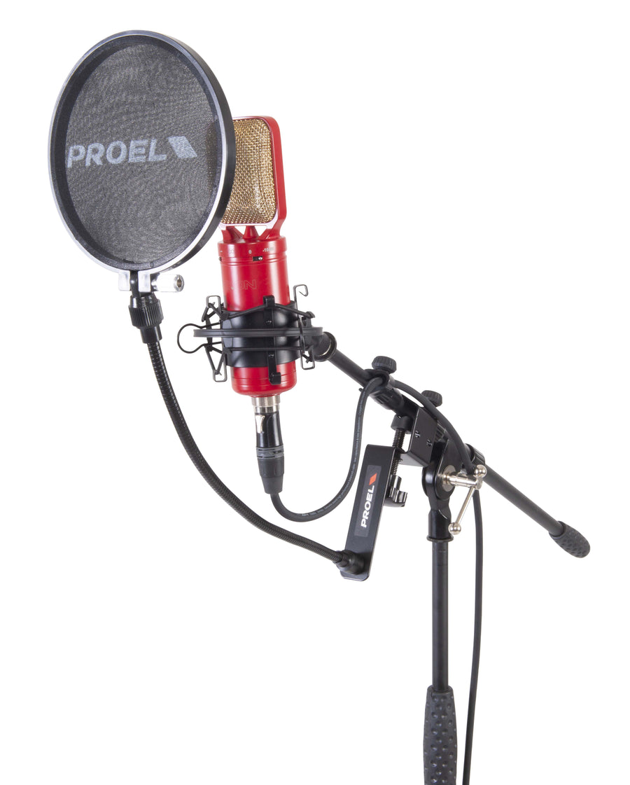 Proel APOP50 Anti-sibilant Flexible Nylon Screen Vocal Pop Filter