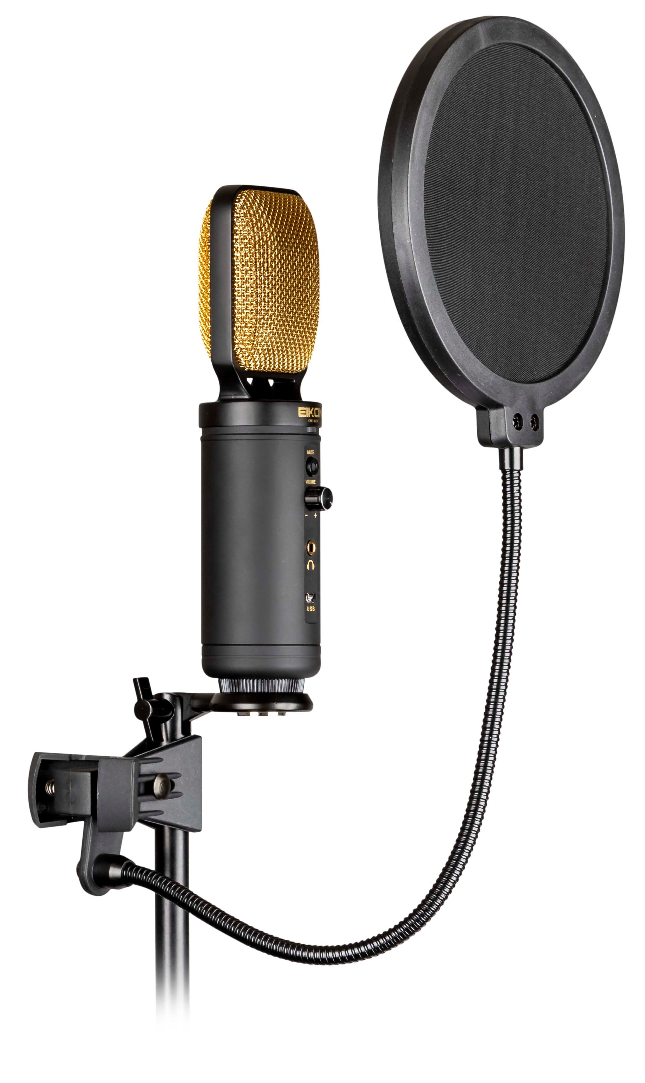 Studio Microphone With Pop Filter And Stand