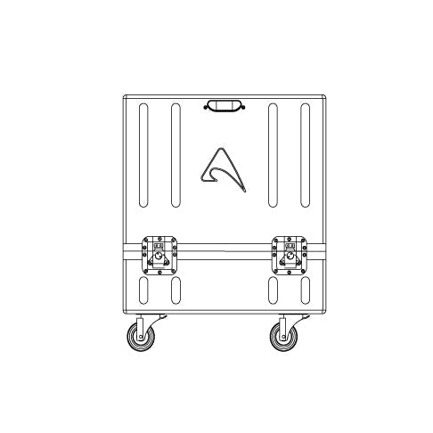 Axiom AXCASE02PT Flight-Case (Fits 2 x AX2010 Dual 10" Vertical Array Element)