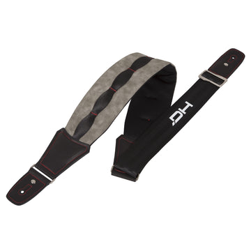 DieHard DHSTRAP400GRL SUPERB Nylon/Polyester/Neoprene Guitar Strap, Long (Grey/Black)