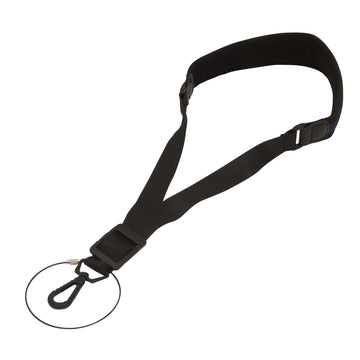 DieHard DHSTRAP800 Saxophone Padded Nylon Neck Strap (Black)