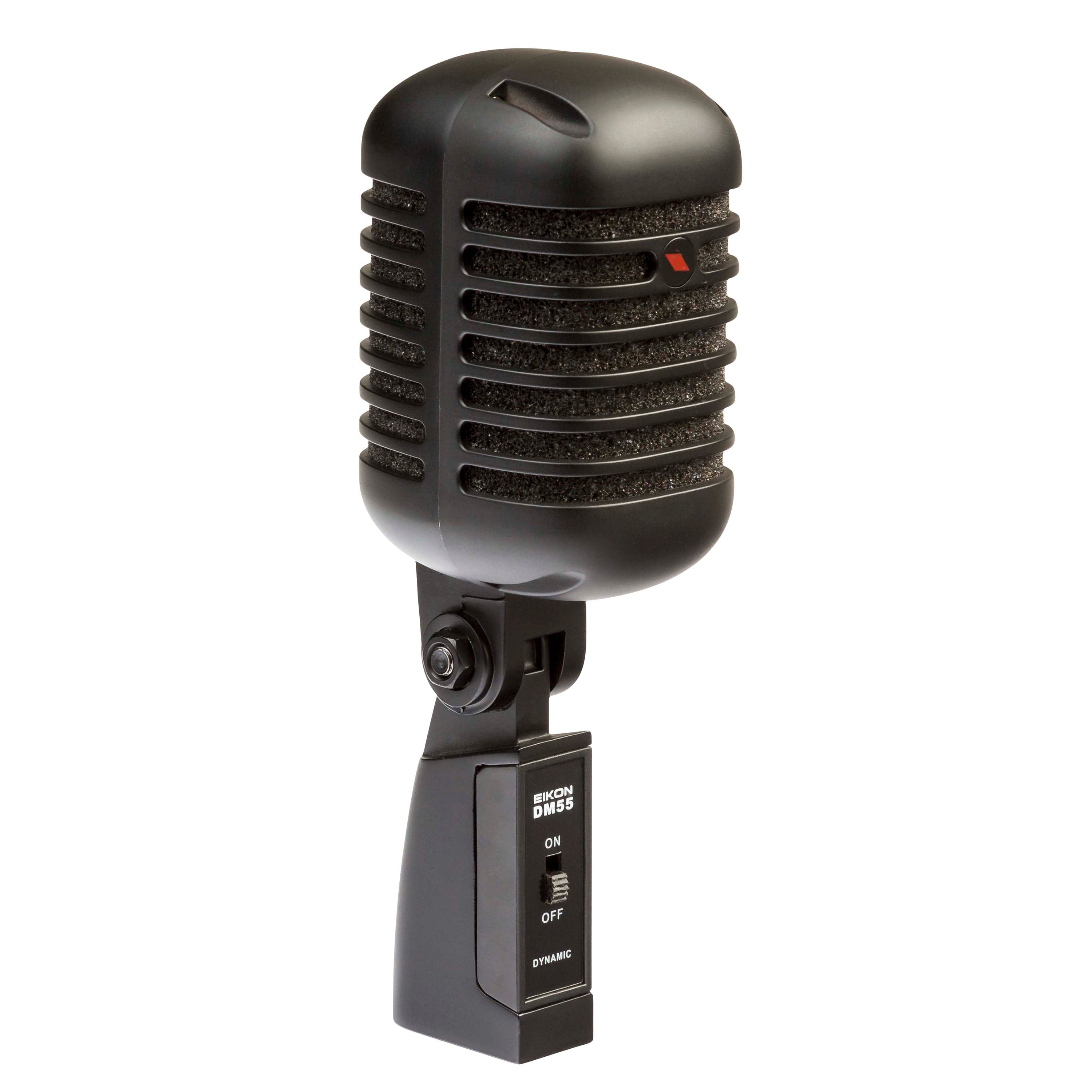 Eikon “Vintage” Professional Vocal Dynamic Microphone–Satin Black